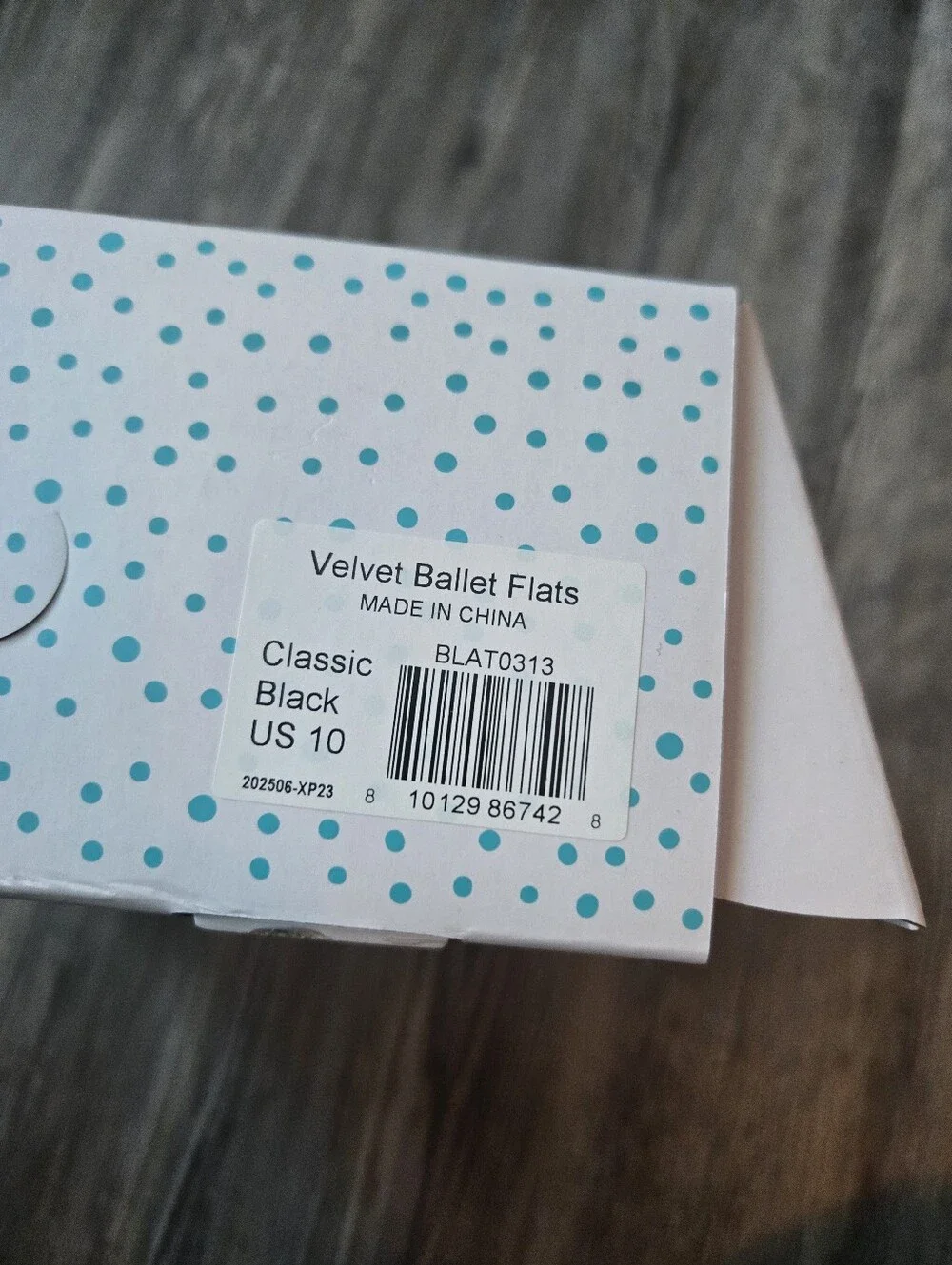 Ten Little Ballet Flats Size 10